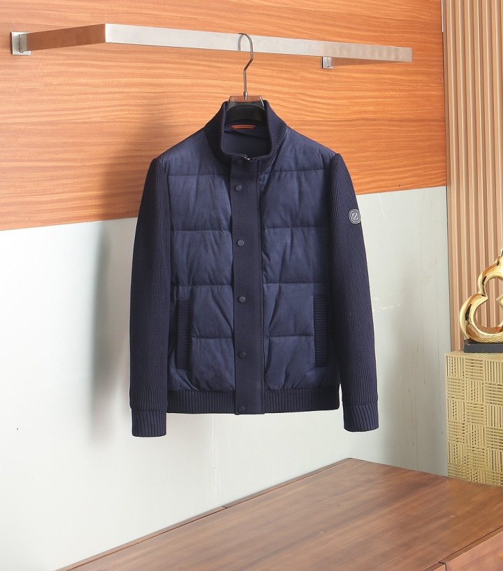 제냐 클래식 비즈니스 니트 패딩 자켓