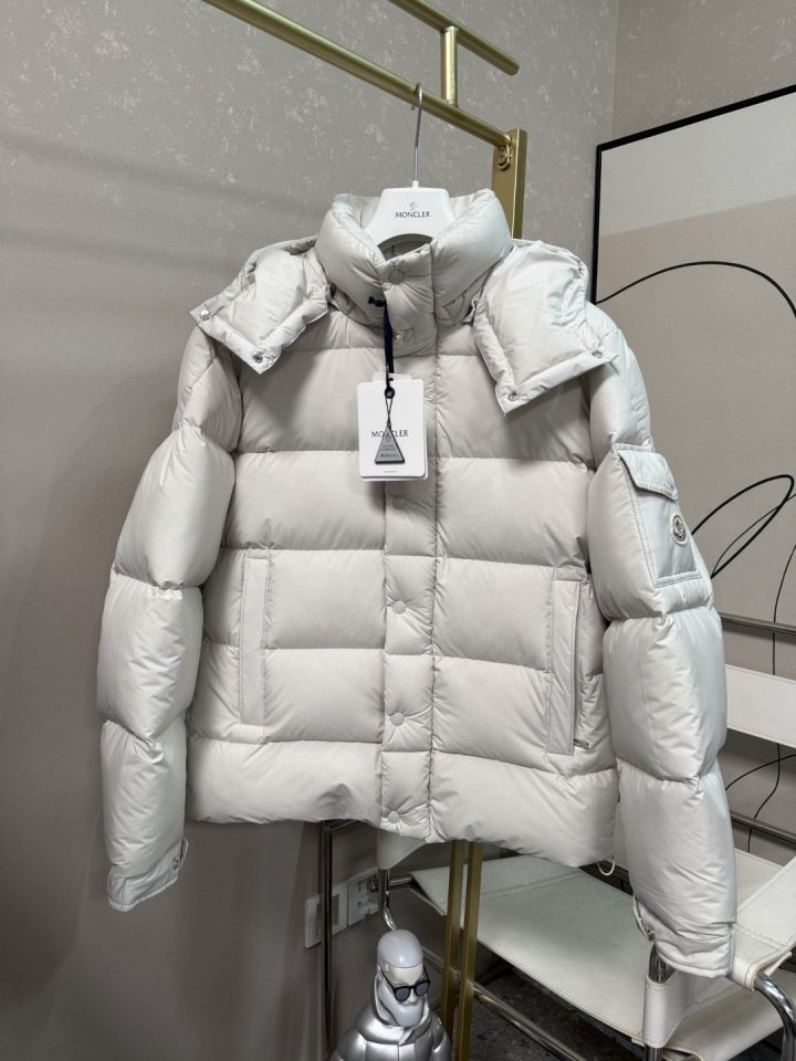 몽클레어 마야 구스다운 패딩 자켓 (그레이)