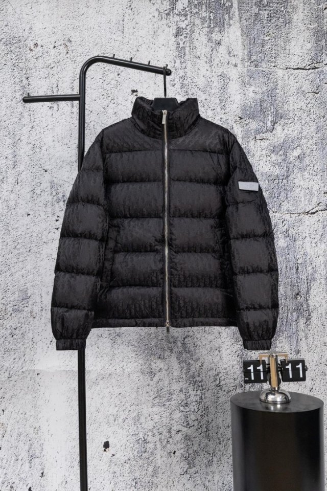 디올 CD 올오버패턴 구스다운 패딩자켓