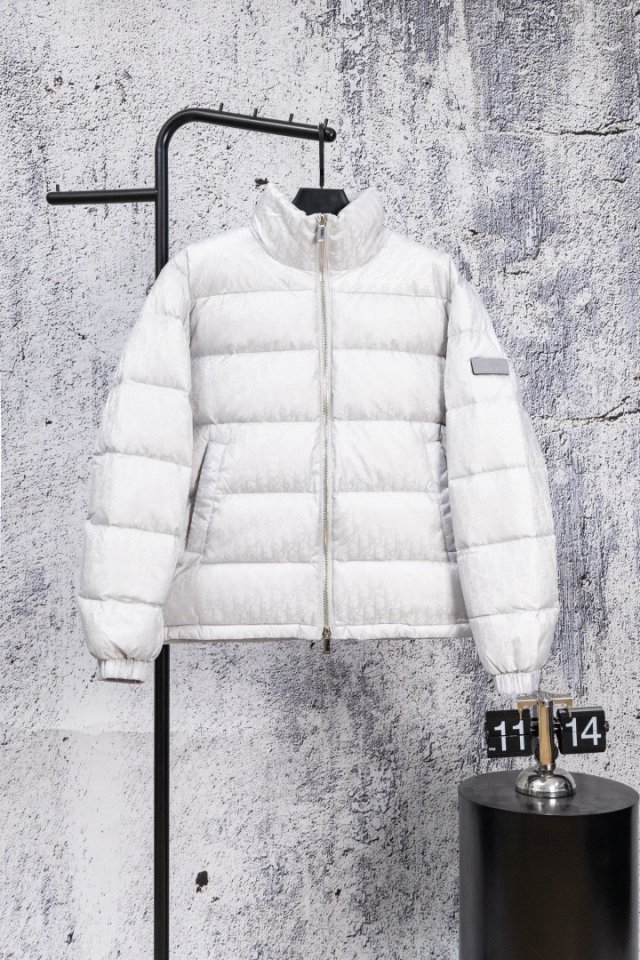 디올 CD 올오버패턴 구스다운 패딩자켓