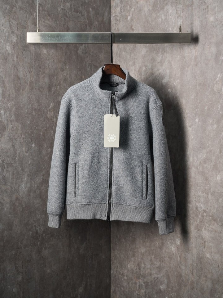 캐나다구스 블랙라벨 울 플리스 집업