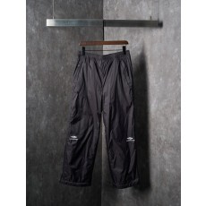 발렌시아가 3B 프린트 배색 기모 팬츠