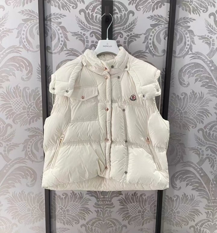 후드 패딩 베스트