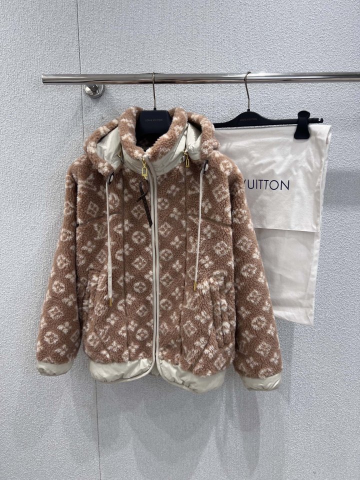 루이비통 25FW 모노그램 테디 후드 자켓