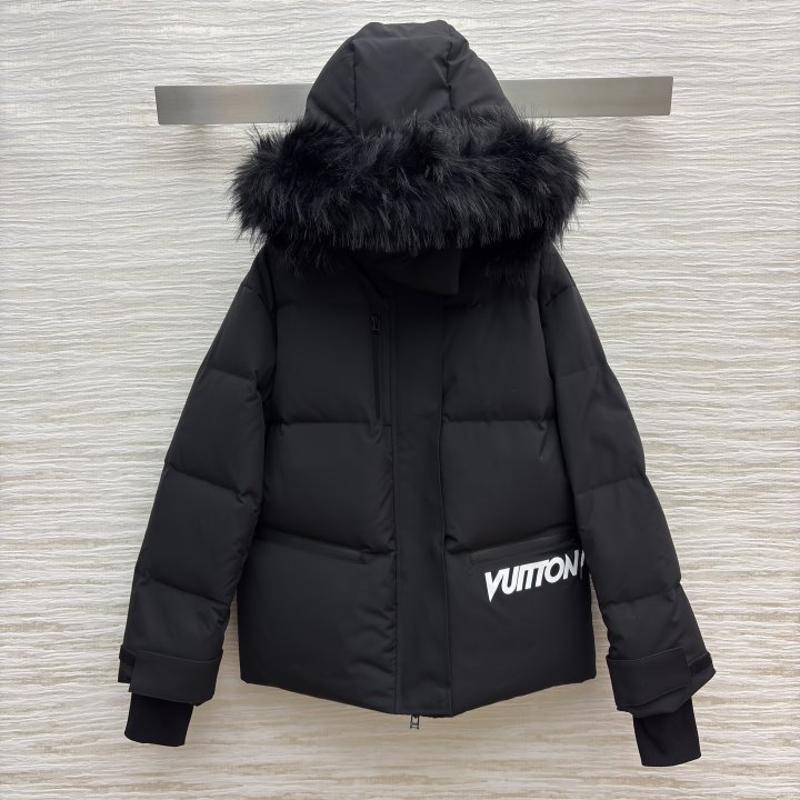 루이비통 블랙퍼 여성 구스다운 재킷