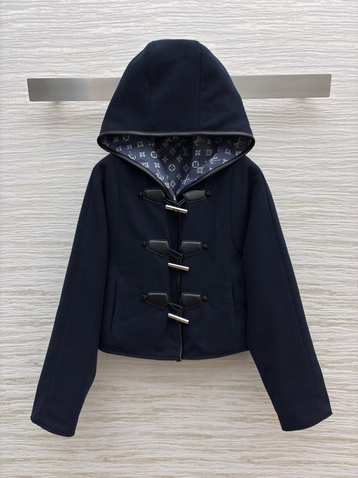 루이비통 네이비 후드 자켓