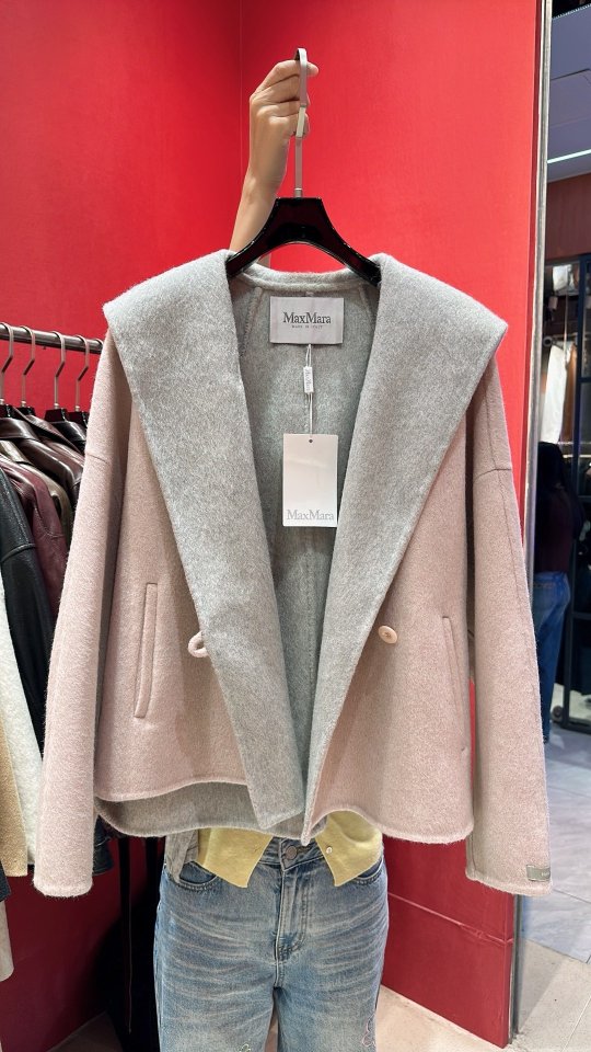 막스마라 더블페이스 울 자켓