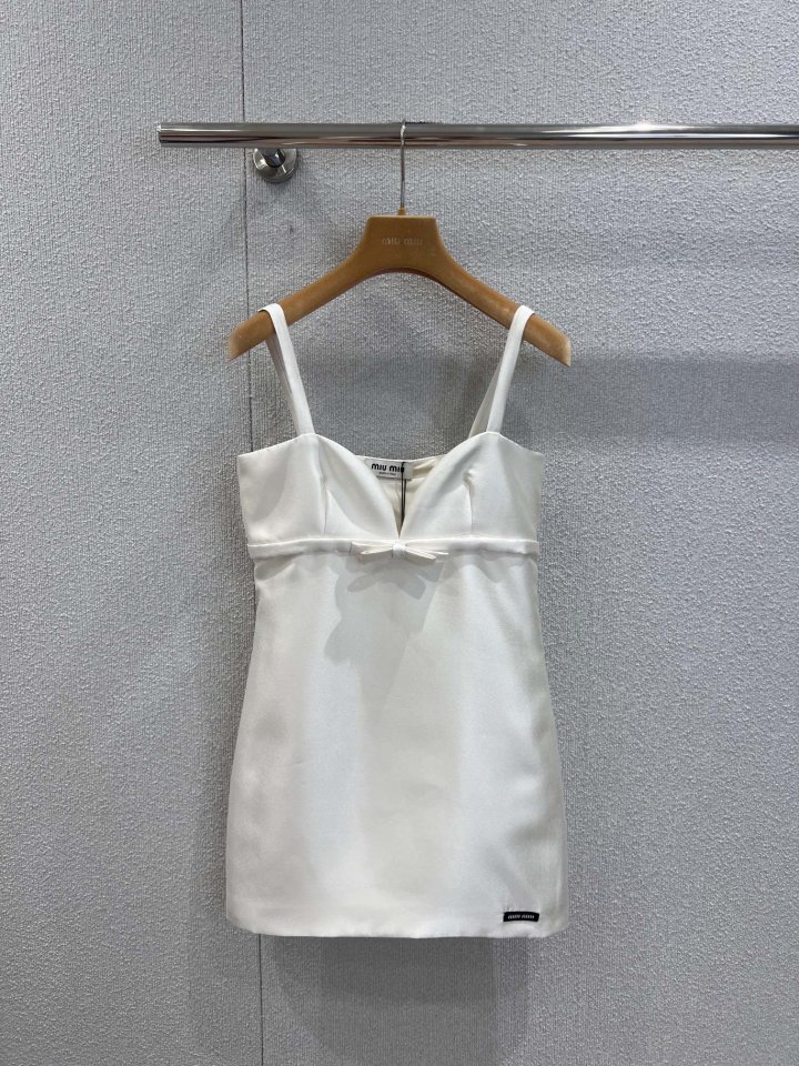 미우미우 리본 슬립 원피스