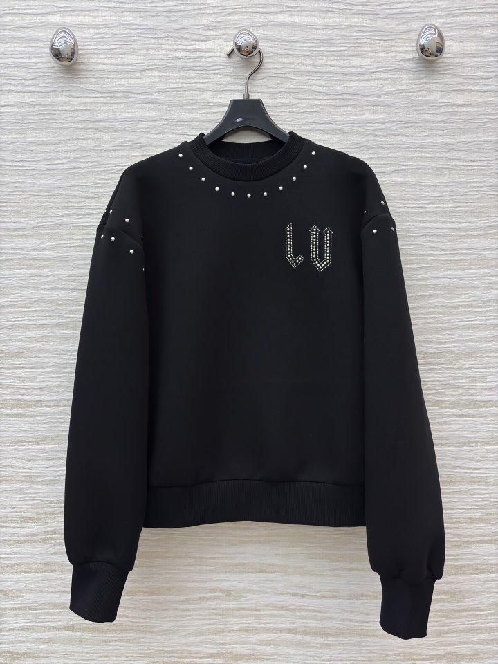 루이비통 라운드 크리스탈 로고 여성 스웨트셔츠