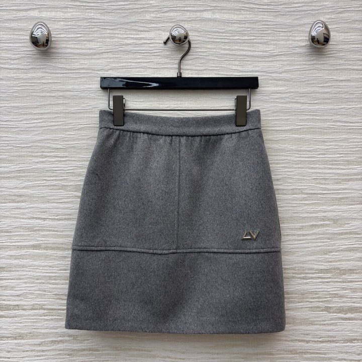 루이비통 여성 그레이 울 재킷