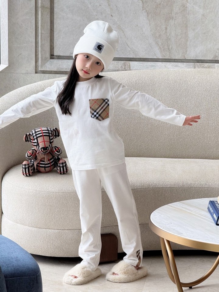 버버리 아동 상하의 세트