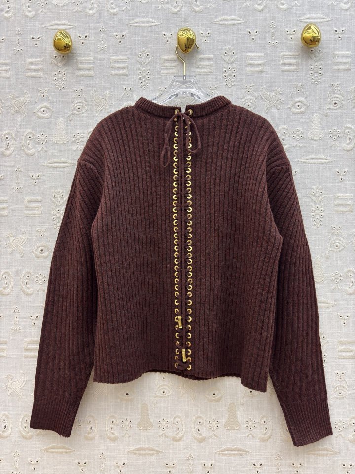 슈 하우스 2025 FW 골지 니트 스웨터