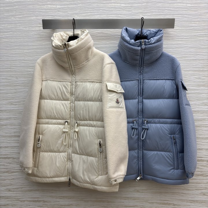 몽클레어 양모 믹스 다운 재킷