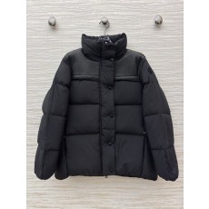 몽클레어 여성 배색 글로시 구스다운 패딩재킷