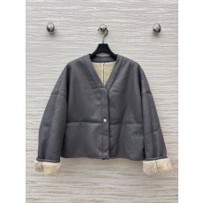 로에베 스웨이드 브이넥 가디건