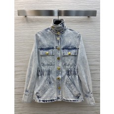 스키아파렐리 25 락플레이트 스노우 워시 데님 자켓