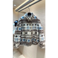 디올 양모 퍼 자켓