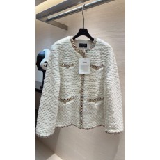 샤넬 밍크 텍스처 퍼 자켓