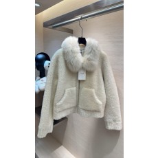 셀린 양털 퍼 자켓