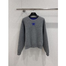 셀린느 25FW 트리옹프 자카드 울 니트