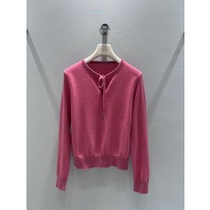 로즈핑크 스트랩 니트