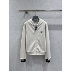 프라다 25FW 아카데미 로고 집업 후디