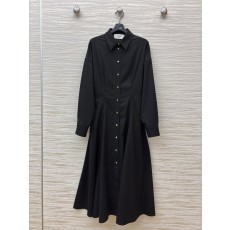 셀린느 셔링 웨이스트 원피스