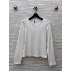 셀린느 로고 자수 레이스 니트 탑