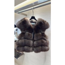 펜디 실버 폭스 퍼 베스트