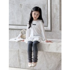 미우미우 아동 프릴 원피스