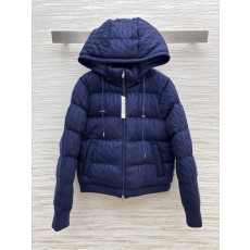 라프 울 니트 믹스 후드 패딩