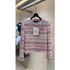 샤넬 핑크 트위드 자켓