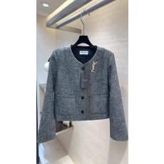 생로랑 트위드 자켓