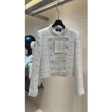 샤넬 트위드 스탠드카라 자켓