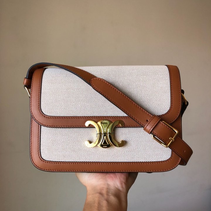 셀린느 트리옹프 스몰 캔버스 콤비