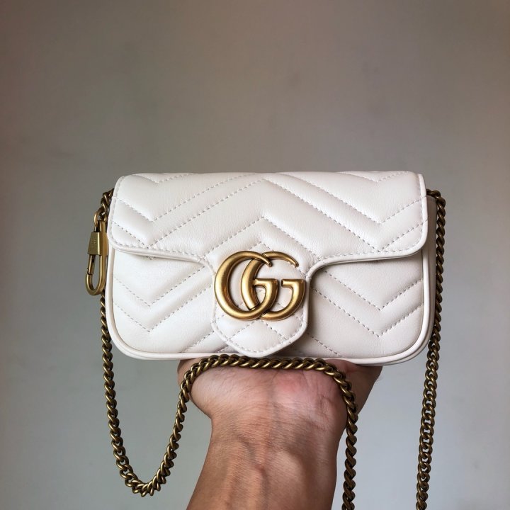 구찌 GG 마몽 슈퍼 미니 체인백