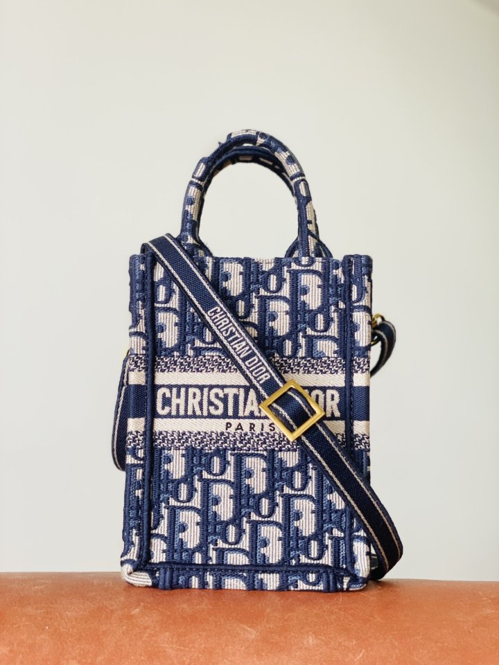 디올 미니 북 토트