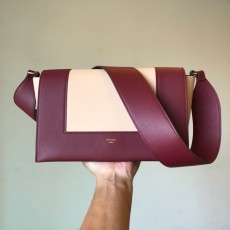 셀린느 프레임 백 미디엄 버건디