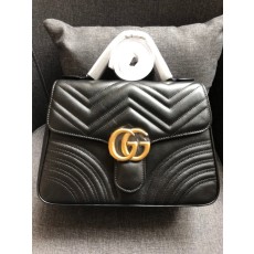 구찌 GG 마몬트 메신저백 미디엄 블랙