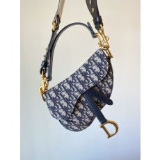 디올 새들백 스몰 자수 캔버스