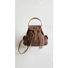 미우미우 25SS 패브릭 백팩 스몰