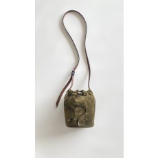 마르지엘라 스웨이드 미니 버킷백