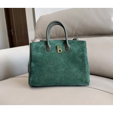 버버리 스웨이드 토트백