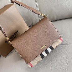 버버리 체크 크로스백 와이드 스트랩