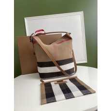 버버리 황마 캔버스 호보백