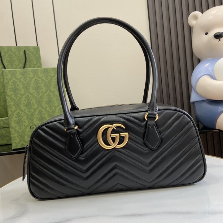 구찌 GG 마몬트 미디엄 탑 핸들백/795218