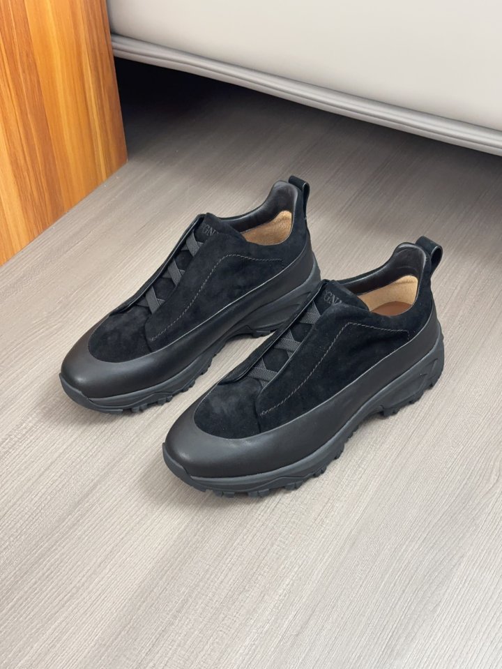 제냐 트리플 스티치 몬테 남성 스니커즈