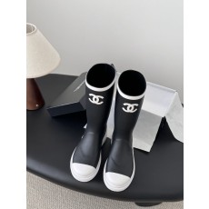 샤넬 여성 레인 부츠