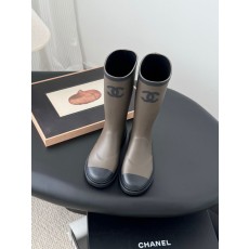 샤넬 여성 레인 부츠