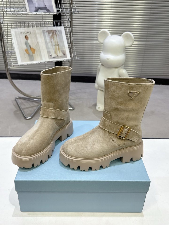 프라다 여성 숏부츠